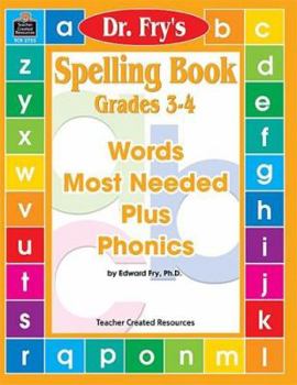 Paperback Spelling Book, Grades 3-4 by Dr. Fry Book