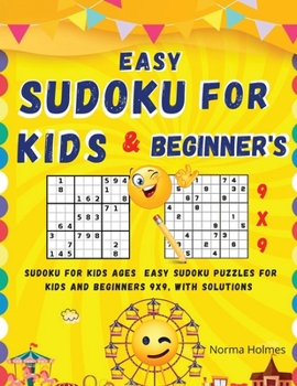 Paperback Easy Sudoku for Kids and Beginners: Worksheet Numbers and alphabet, simple math, Sudoku - dot-to-dot, coloring, English exercises, and more... Book