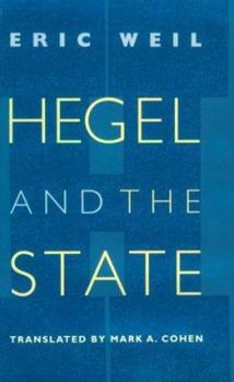 Hardcover Hegel and the State Book