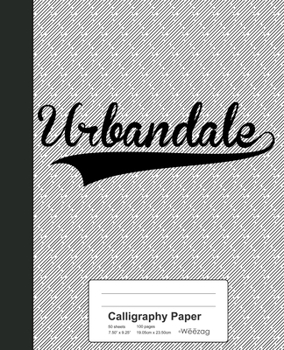 Paperback Calligraphy Paper: URBANDALE Notebook Book