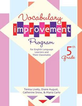 Spiral-bound Vocabulary Improvement Program for English Language Learners and Their Classmates, 5th Grade Book