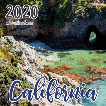 Paperback California 2020 Mini Wall Calendar Book