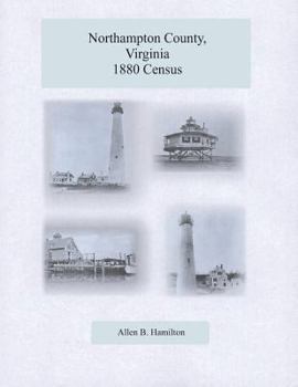 Paperback Northampton County, Virginia 1880 Census Book