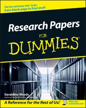 Paperback Research Papers for Dummies Book