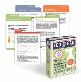Cards Eco-Clean Deck: 50 Recipes for Nontoxic Household Cleaners Book