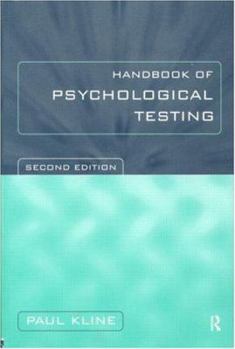 Paperback Handbook of Psychological Testing Book