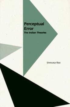 Paperback Perceptual Error: The Indian Theories Book