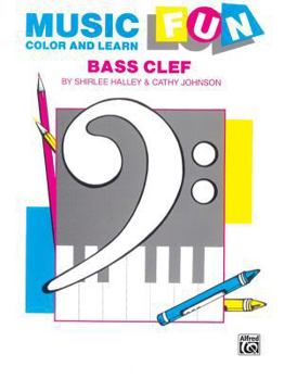Paperback Music Fun Color and Learn: Bass Clef Book