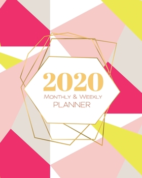 Paperback 2020 Monthly & Weekly Planner: Color Block Collection Book