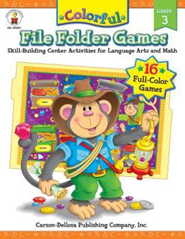 Paperback Colorful File Folder Games, Grade 3 (Colorful Game Book Series) Book
