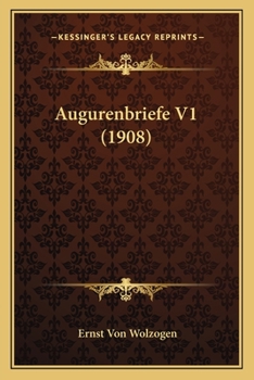 Paperback Augurenbriefe V1 (1908) [German] Book