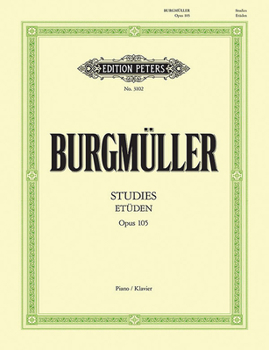 Paperback 12 Études (Brilliant and Melodious Studies) Op. 105 for Piano Book