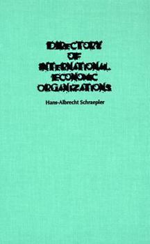 Hardcover Directory of International Economic Organizations Book