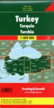 Map Turkey [Multilingual] Book