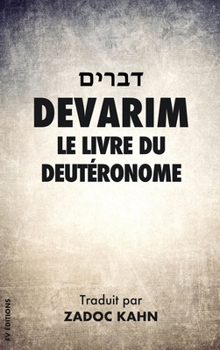 Hardcover Devarim: Le Livre du Deutéronome [French] Book
