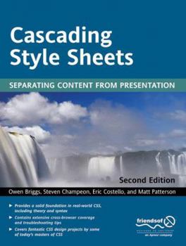 Paperback Cascading Style Sheets: Separating Content from Presentation Book