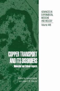 Paperback Copper Transport and Its Disorders: Molecular and Cellular Aspects Book