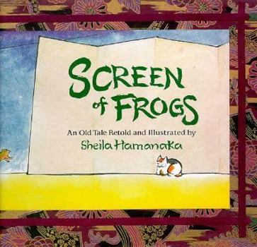 Hardcover Screen of Frogs: An Old Tale Book