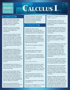 Paperback Calculus 1 (Speedy Study Guides) Book