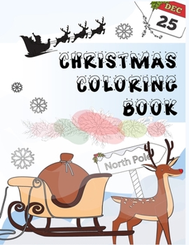 Paperback Christmas Coloring Book: Festive Holiday Inspired Sketches to Color Book