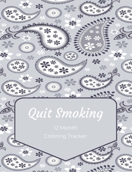 Paperback Quit Smoking: 12 Month Color Tracker Book