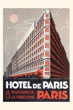 Paperback Vintage Journal Hotel de Paris Book