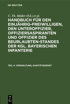 Hardcover Verwaltung, Sanitätsdienst [German] Book