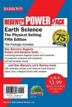 Paperback Regents Earth Science Power Pack: Let's Review Earth Science + Regents Exams and Answers: Earth Science Book