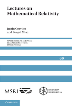 Hardcover Lectures on Mathematical Relativity Book