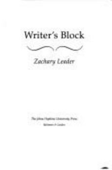 Hardcover Writer's Block Book