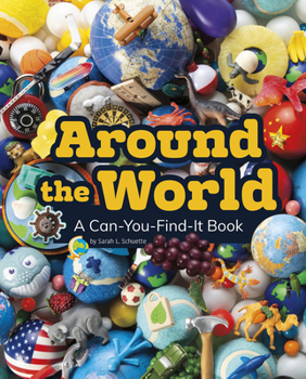 Paperback Around the World: A Can-You-Find-It Book