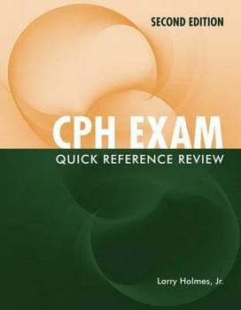 Paperback Cph Exam: Quick Reference Review Book
