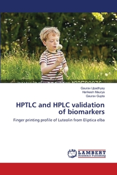 Paperback HPTLC and HPLC validation of biomarkers Book