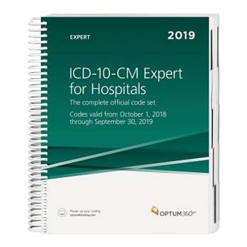 Spiral-bound ICD-10-CM Expert for Hospitals 2019 (Spiral) Book