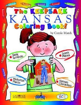 Paperback Keepsake Kansas Color Bk Book