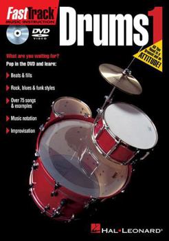 DVD Fast Track Drums 1 (DVD) Book