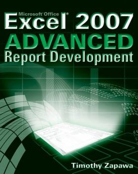 Paperback Excel 2007 Advanced Report Development Book