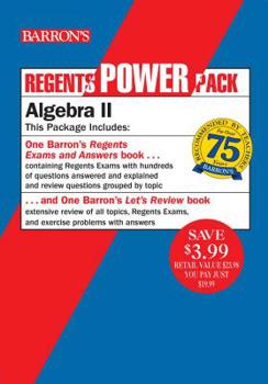 Paperback Regents Algebra II Power Pack: Let's Review Algebra II + Barron's Regents Exams and Answers: Algebra II Book