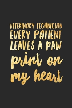 Paperback Veterinary Technician: Funny Vet Tech Gifts Blank Lined Notebook Book