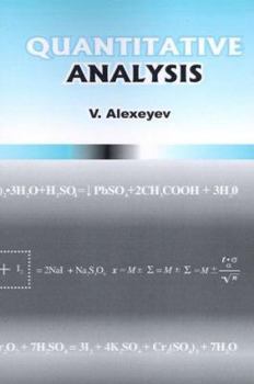 Paperback Quantitative Analysis: A Textbook Book