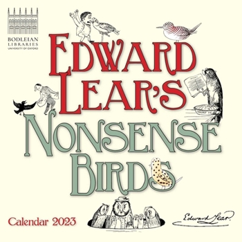 Calendar Bodleian Libraries: Edward Lear's Birds Mini Wall Calendar 2023 (Art Calendar) Book