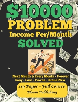 Paperback $10000 Problem Income Per/Month Solved Book
