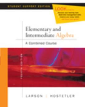 Hardcover Elementary and Intermediate Algebra Book