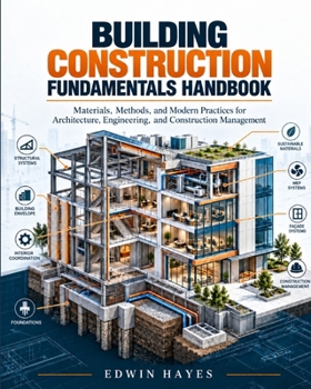 Paperback Building Construction Fundamentals Handbook: Materials, Methods, and Modern Practices for Architecture, Engineering, and Construction Management Book