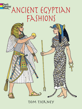Paperback Ancient Egyptian Fashions Coloring Book