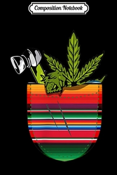 Paperback Composition Notebook: Funny Pinata Blanket Mexican lottery Pocket La Mota weed Journal/Notebook Blank Lined Ruled 6x9 100 Pages Book