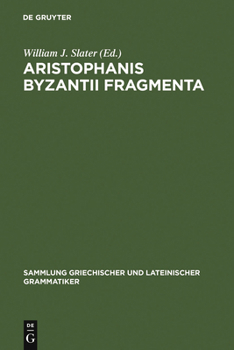 Hardcover Aristophanis Byzantii Fragmenta [German] Book
