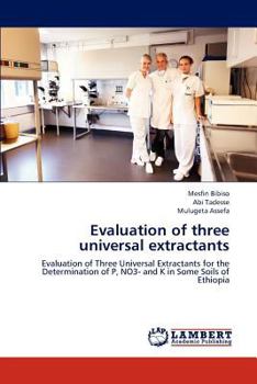 Paperback Evaluation of Three Universal Extractants Book