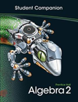 Paperback High School Math 2011 Algebra 2 Student Companion Grade 10/11 Book