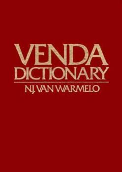 Hardcover Venda Dictionary Book